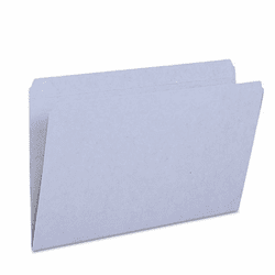 SMD17310 File Folders, Straight Cut, Reinforced Top Tab, Legal, Gray, 100/Box By SMEAD MANUFACTURING CO.