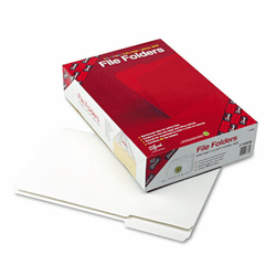 SMD17834 File Folders, 1/3 Cut, Reinforced Top Tab, Legal, White, 100/Box By SMEAD MANUFACTURING CO.