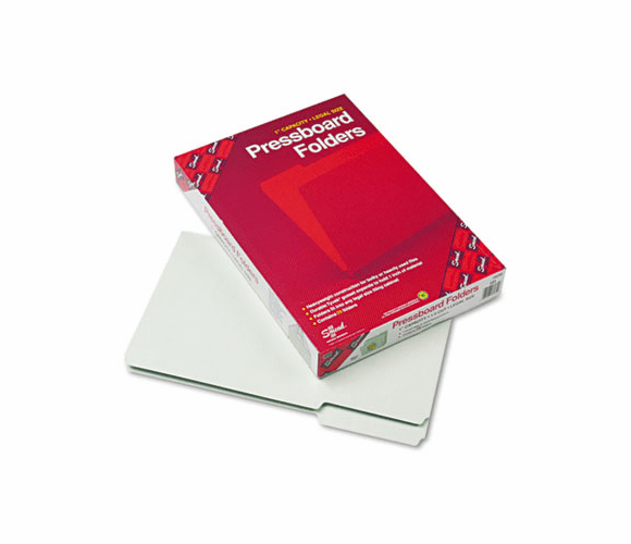 SMD18230 Recycled Folders, One Inch Expansion, 1/3 Top Tab, Legal, Gray Green, 25/Box By SMEAD MANUFACTURING CO.