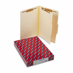 SMD18700 Manila Classification Folders with 2/5 Right Tab, Legal, Four-Section, 10/Box By SMEAD MANUFACTURING CO.