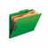 SMD19033 Pressboard Classification Folders, Legal, Six-Section, Green, 10/Box By SMEAD MANUFACTURING CO.