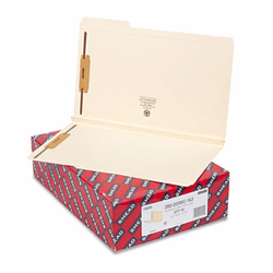 SMD19595 1 1/2 Inch Expansion Folders, Two Fasteners, 1/3 Top Tab, Legal, Manila, 50/Box By SMEAD MANUFACTURING CO.