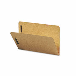 SMD19813 Kraft K Style Fastener Folders, Straight Cut, Top Tab, Legal, Brown, 50/Box By SMEAD MANUFACTURING CO.