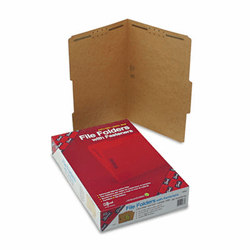 SMD19880 11 Point Kraft Folders, Two Fasteners, 2/5 Cut Rt, Top Tab, Legal, Brown, 50/Box By SMEAD MANUFACTURING CO.