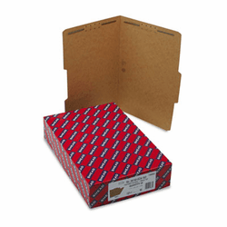 SMD19882 11 Point Kraft Folders, Two Fasteners, 2/5 Cut Rt, Top Tab, Legal, Brown, 50/Box By SMEAD MANUFACTURING CO.