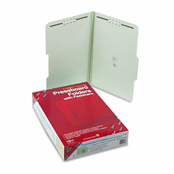 SMD19982 Two Inch Expansion Fastener Folder, 2/5 Top Tab, Legal, Gray Green, 25/Box By SMEAD MANUFACTURING CO.