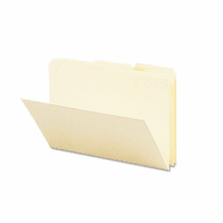 SMD20630 Recycled Card Size File Folders, 1/3 Cut Top Tab, 9 x 6, Manila, 100/Box By SMEAD MANUFACTURING CO.