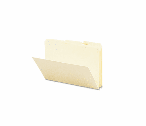 SMD20630 Recycled Card Size File Folders, 1/3 Cut Top Tab, 9 x 6, Manila, 100/Box By SMEAD MANUFACTURING CO.