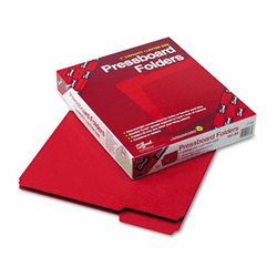 SMD21538 Recycled Folders, One Inch Expansion, 1/3 Top Tab, Letter, Bright Red, 25/Box By SMEAD MANUFACTURING CO.