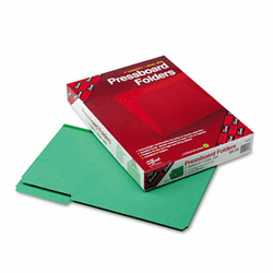SMD22546 Recycled Folder, One Inch Expansion, 1/3 Cut Top Tab, Legal, Green, 25/Box By SMEAD MANUFACTURING CO.