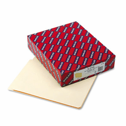 SMD24100 Shelf Folders, Straight Cut, Single-Ply End Tab, Letter, Manila, 100/Box By SMEAD MANUFACTURING CO.