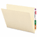 SMD24100 Shelf Folders, Straight Cut, Single-Ply End Tab, Letter, Manila, 100/Box By SMEAD MANUFACTURING CO.