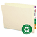 SMD24160 100% Recycled End Tab Folders, Reinforced Tab, Letter Size, Manila, 100/Box By SMEAD MANUFACTURING CO.