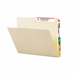 SMD24190 Conversion File Folders, Straight Cut Top Tab, Letter, Manila, 100/Box By SMEAD MANUFACTURING CO.