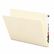 SMD24250 Folders, Straight Cut, Single-Ply Extended End Tab, Letter, Manila, 100/Box By SMEAD MANUFACTURING CO.