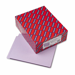 SMD25410 Colored File Folders, Straight Cut Reinforced End Tab, Letter, Lavender, 100/Box By SMEAD MANUFACTURING CO.