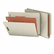 SMD26800 Pressboard End Tab Classification Folder, Letter, 4-Section, Gray-Green, 10/Box By SMEAD MANUFACTURING CO.
