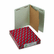 SMD26800 Pressboard End Tab Classification Folder, Letter, 4-Section, Gray-Green, 10/Box By SMEAD MANUFACTURING CO.