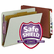 SMD26800 Pressboard End Tab Classification Folder, Letter, 4-Section, Gray-Green, 10/Box By SMEAD MANUFACTURING CO.