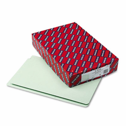 SMD29210 Heavy Duty Folders, End Tab, Two Inch Expansion, Legal, Gray Green, 25/Box By SMEAD MANUFACTURING CO.