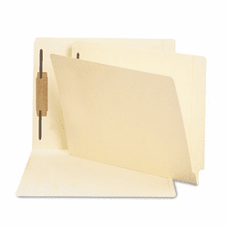 SMD34210 Heavyweight Folders, One Fastener, End Tab, Letter, 14 Point Manila, 50/Box By SMEAD MANUFACTURING CO.