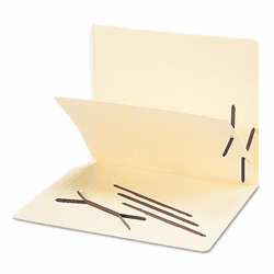 SMD35051 Twin Prong Paper File Fasteners, One Inch Capacity, Brown, 100/Box By SMEAD MANUFACTURING CO.