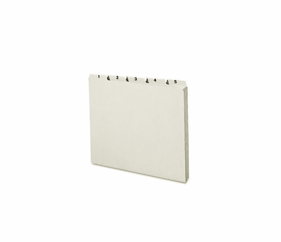 SMD50369 Recycled Top Tab File Guides, Daily, 1/5 Tab, Pressboard, Letter, 31/Set By SMEAD MANUFACTURING CO.