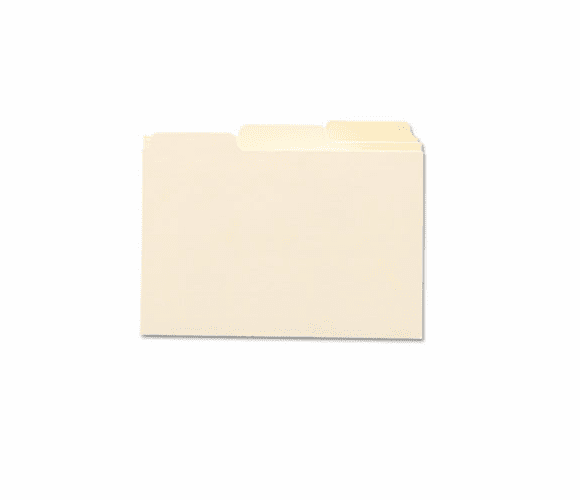 SMD55030 Self-Tab Card Guides, 1/3 Tab, Manila, 3 x 5, 100/Box By SMEAD MANUFACTURING CO.