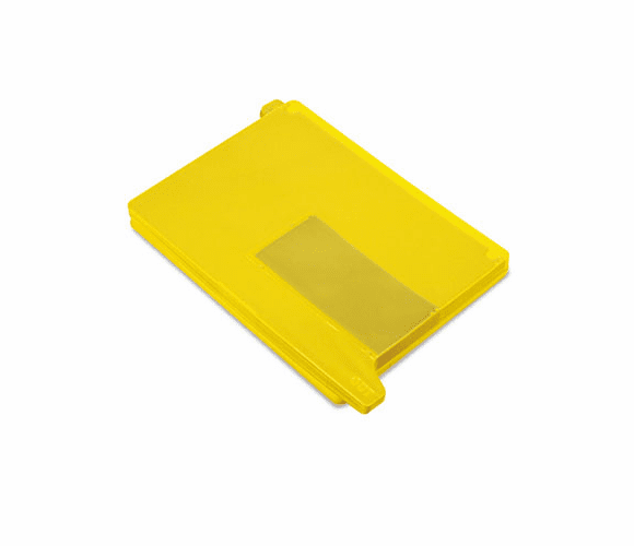 SMD61956 End Tab Out Guides with Pockets, Poly, Letter, Yellow, 25/Box By SMEAD MANUFACTURING CO.
