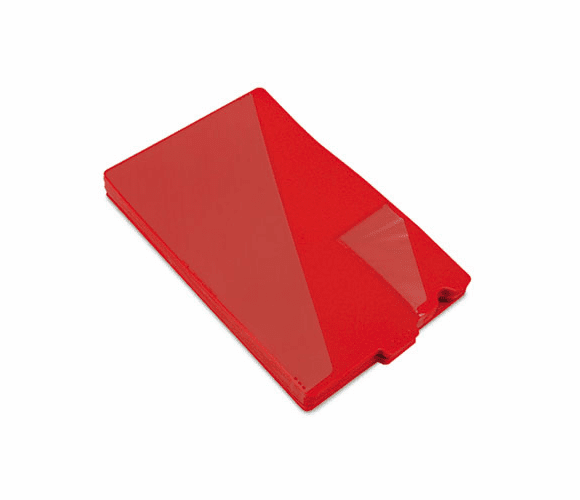 SMD61970 Out Guides with Diagonal-Cut Pockets, Poly, Legal, Red, 50/Box By SMEAD MANUFACTURING CO.