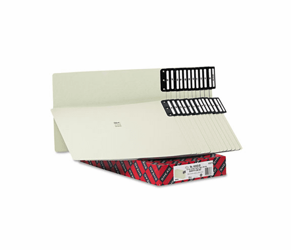 SMD63276 End Tab Guides, Alpha, Vertical Metal Tabs, Pressboard, Legal, 25/Box By SMEAD MANUFACTURING CO.