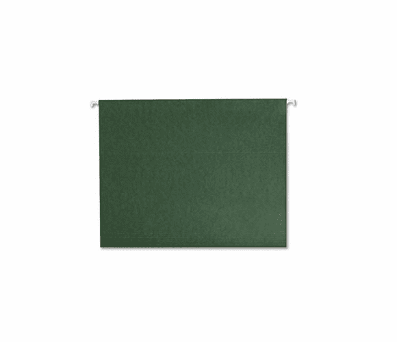 SMD64010 Hanging File Folders, Untabbed, 11 Point Stock, Letter, Green, 25/Box By SMEAD MANUFACTURING CO.