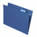 SMD64057 Hanging File Folders, 1/5 Tab, 11 Point Stock, Letter, Navy, 25/Box By SMEAD MANUFACTURING CO.