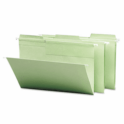SMD64083 FasTab Hanging File Folders, 1/3 Tab, Legal, Moss Green, 20/Box By SMEAD MANUFACTURING CO.