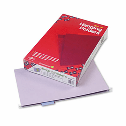 SMD64164 Hanging File Folders, 1/5 Tab, 11 Point Stock, Legal, Lavender, 25/Box By SMEAD MANUFACTURING CO.