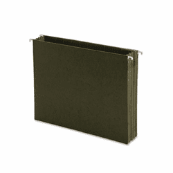 SMD64221 Hanging Pocket File Folders with Full Height Gusset, Letter, Green, 10/Box By SMEAD MANUFACTURING CO.