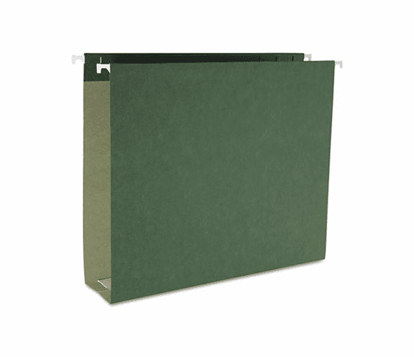 SMD64259 2" Capacity Box Bottom Hanging File Folders, Letter, Green, 25/Box By SMEAD MANUFACTURING CO.