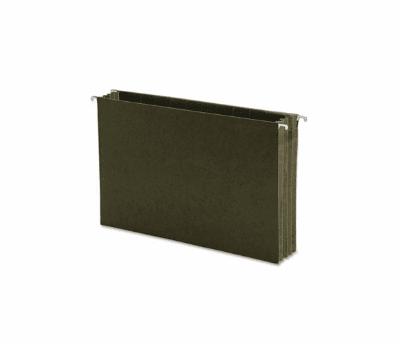SMD64321 Hanging Pocket File Folders with Full Height Gusset, Legal, Green, 10/Box By SMEAD MANUFACTURING CO.