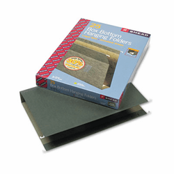 SMD64359 Two Inch Capacity Box Bottom Hanging File Folders, Legal, Green, 25/Box By SMEAD MANUFACTURING CO.