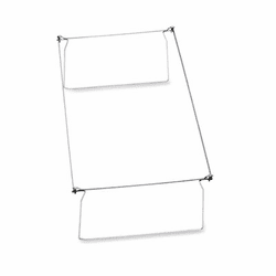 SMD64873 Hanging Folder Frame, Legal Size, 23-27" Long, Steel, 2/Pack By SMEAD MANUFACTURING CO.