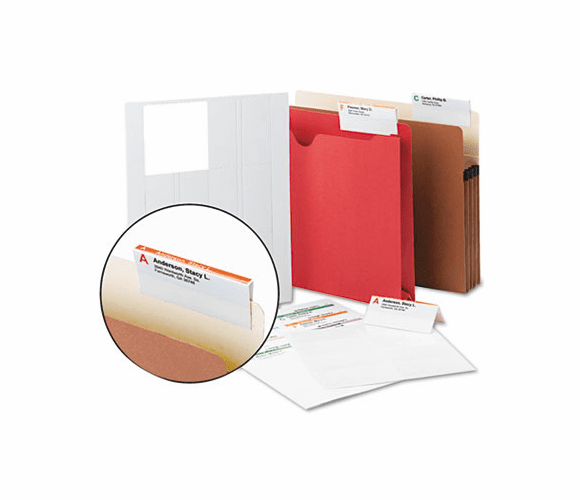 SMD64946 Viewables Tabs, 3 1/2 x 1 1/2, White, 30/Pack By SMEAD MANUFACTURING CO.