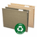 SMD65000 Recycled Hanging File Folders, 1/5 Tab, 11 Point Stock, Letter, Tan, 25/Box By SMEAD MANUFACTURING CO.