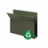 SMD65090 Two Inch Capacity Box Bottom Hanging File Folders, Letter, Green, 25/Box By SMEAD MANUFACTURING CO.