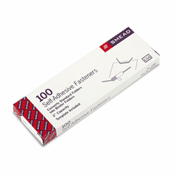 SMD68220 Standard Adhesive Steel Paper File Fasteners, Two Inch Capacity, Brown, 100/Box By SMEAD MANUFACTURING CO.