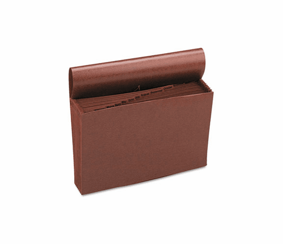SMD70390 Jan-Dec Expanding File, 12 Pocket, Legal, Leather-Like Redrope By SMEAD MANUFACTURING CO.