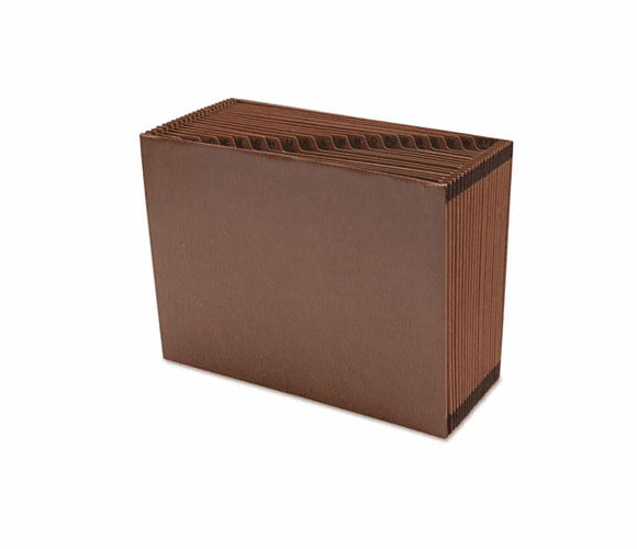 SMD70425 A-Z Open Expanding File, 21 Pockets, Letter, Leather-Like Redrope By SMEAD MANUFACTURING CO.
