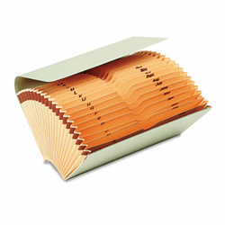 SMD70506 Bankers' Check File Folder with Pockets, Thumbcut, Expanding 9.75 x 5, Manila By SMEAD MANUFACTURING CO.