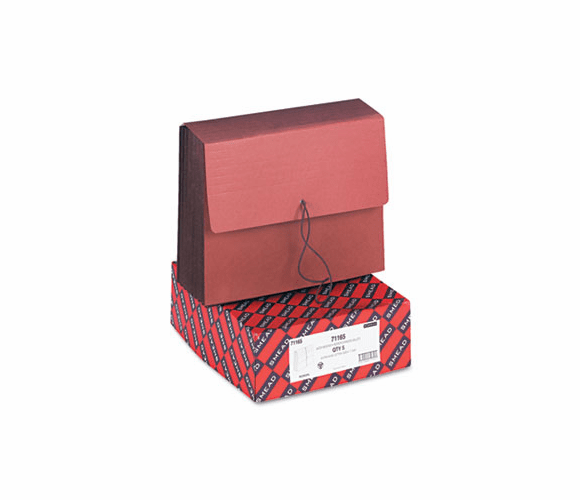 SMD71165 TUFF Seven Inch Expansion Wallets, Manila/Redrope, Letter By SMEAD MANUFACTURING CO.