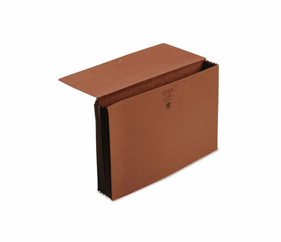 SMD71189 Extra-Wide 5 1/4 Inch Expansion Wallets with Elastic Cord, Redrope, Legal, Red By SMEAD MANUFACTURING CO.