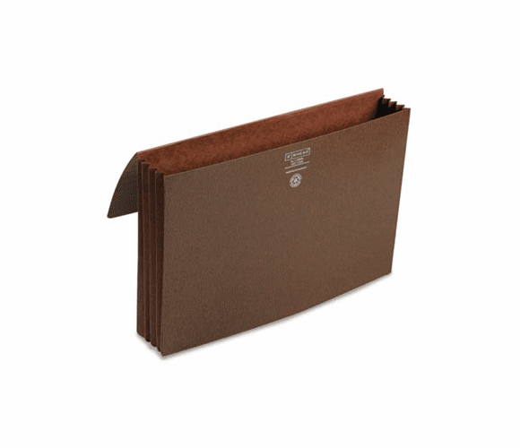 SMD71356 3 1/2 Inch Expansion Wallets, Legal, Leather-Like Redrope By SMEAD MANUFACTURING CO.